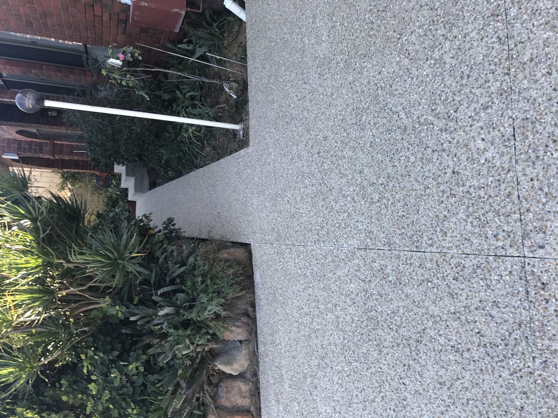 Exposed Stairs & Drive
