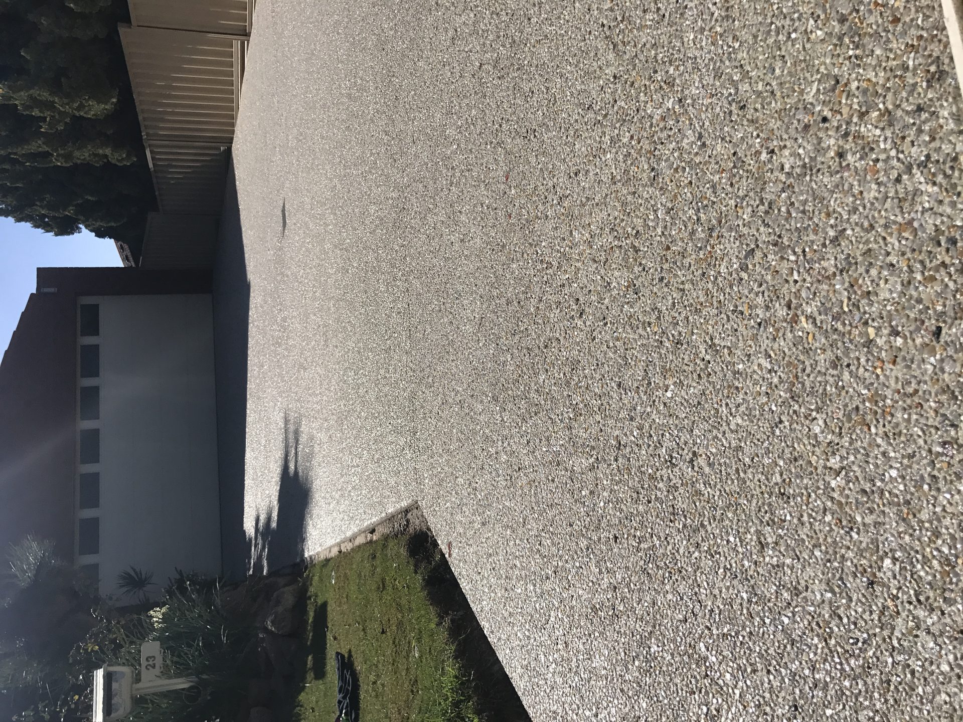 Exposed Aggregate Driveway