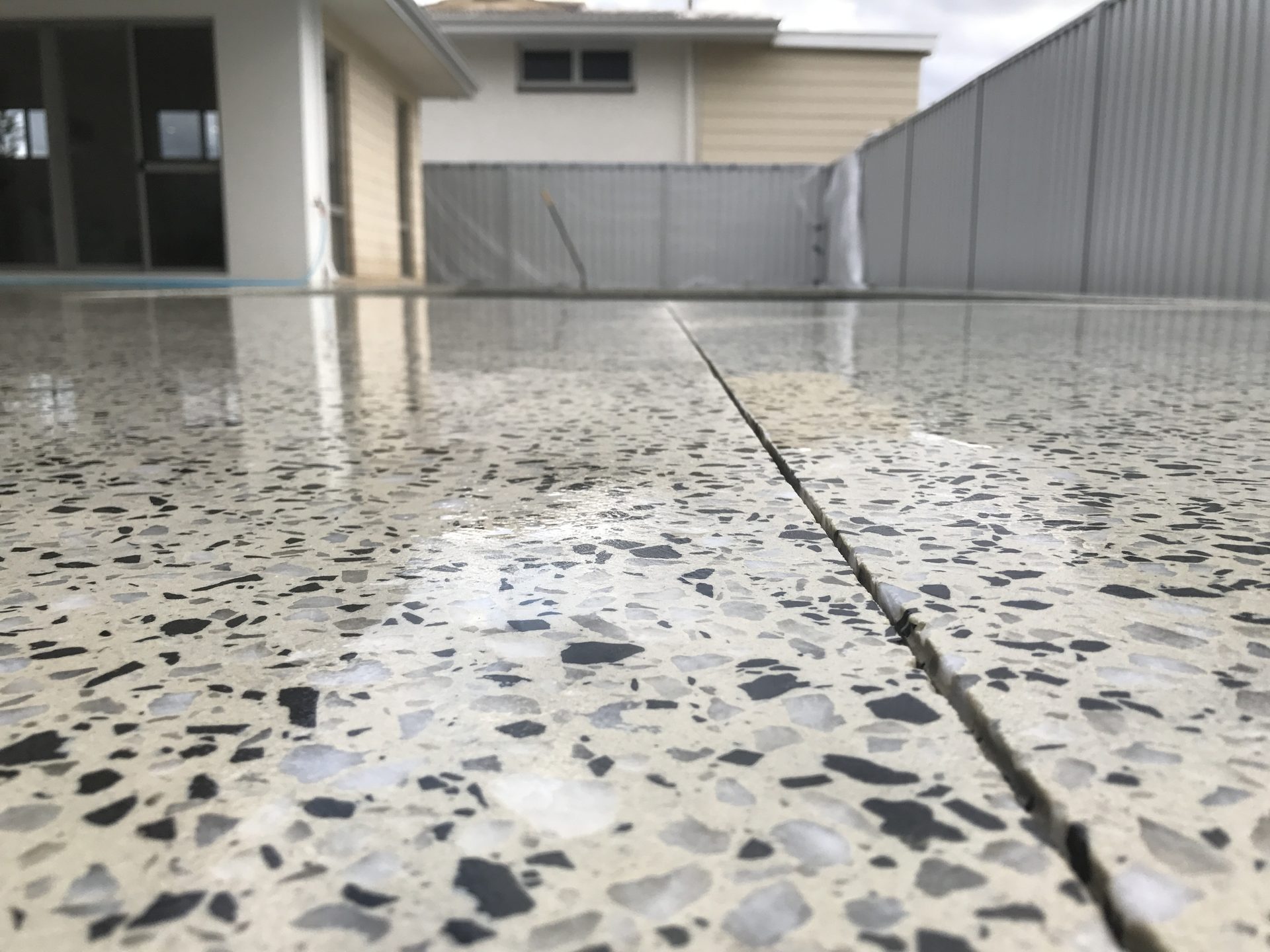 Honed Pool Surrounds — After