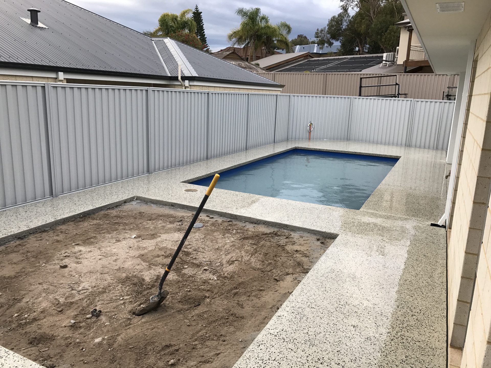 Honed Pool Coping — After