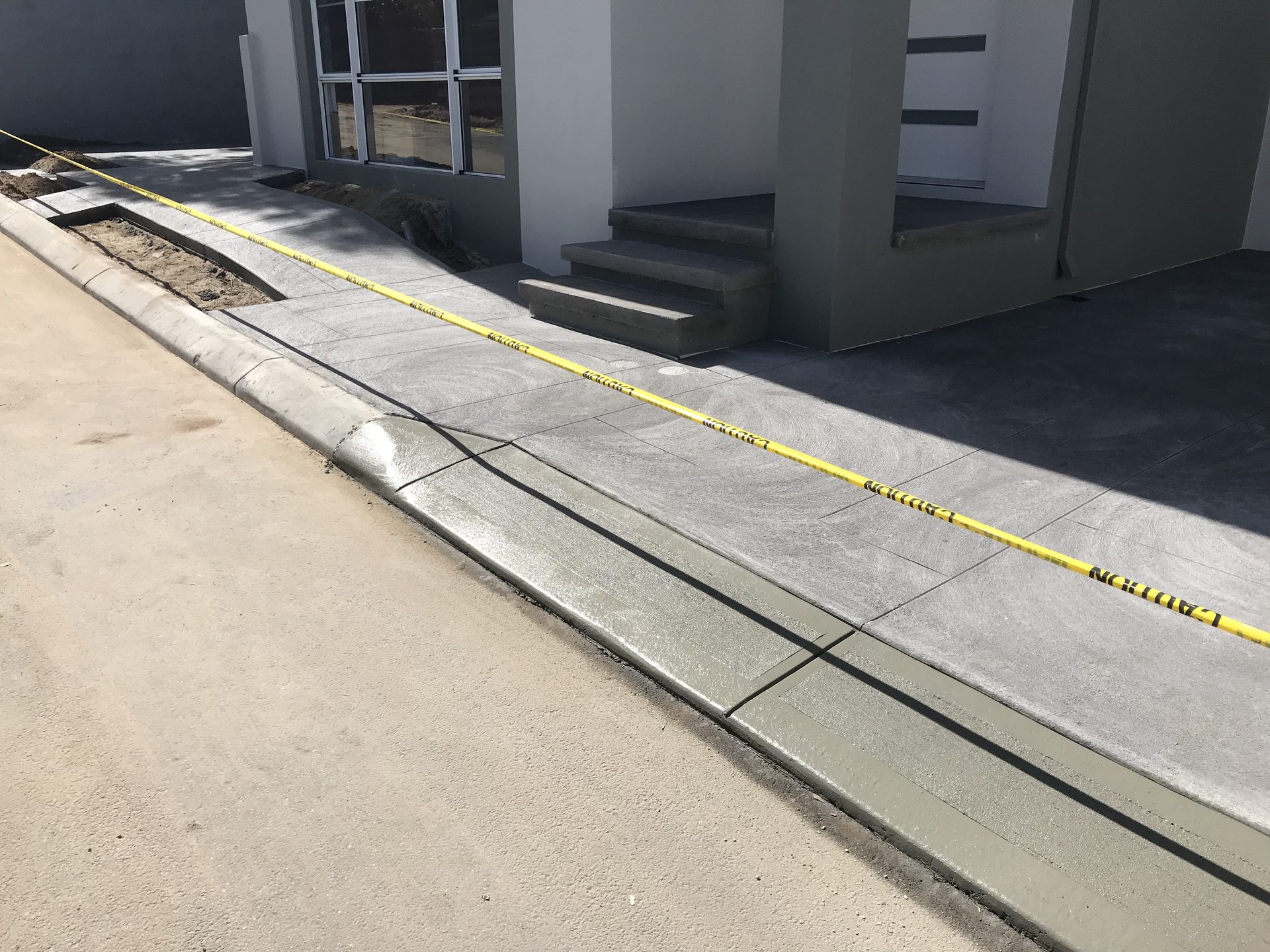 Footpath, Crossover & Kerb