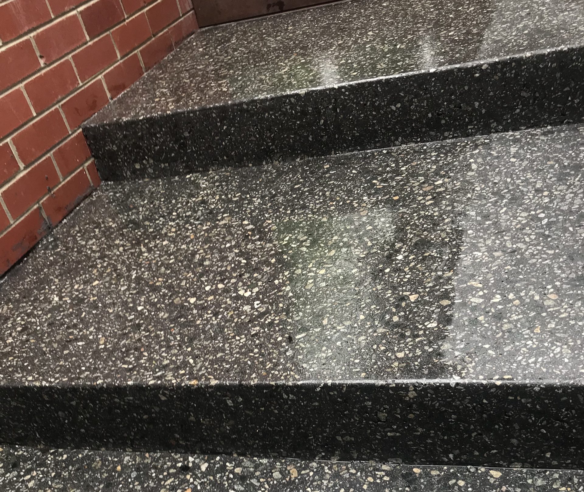 Honed Concrete Stairs